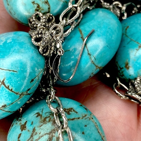 HDNY Henry Designs Faux Turquoise Necklace Earring - Picture 14 of 16